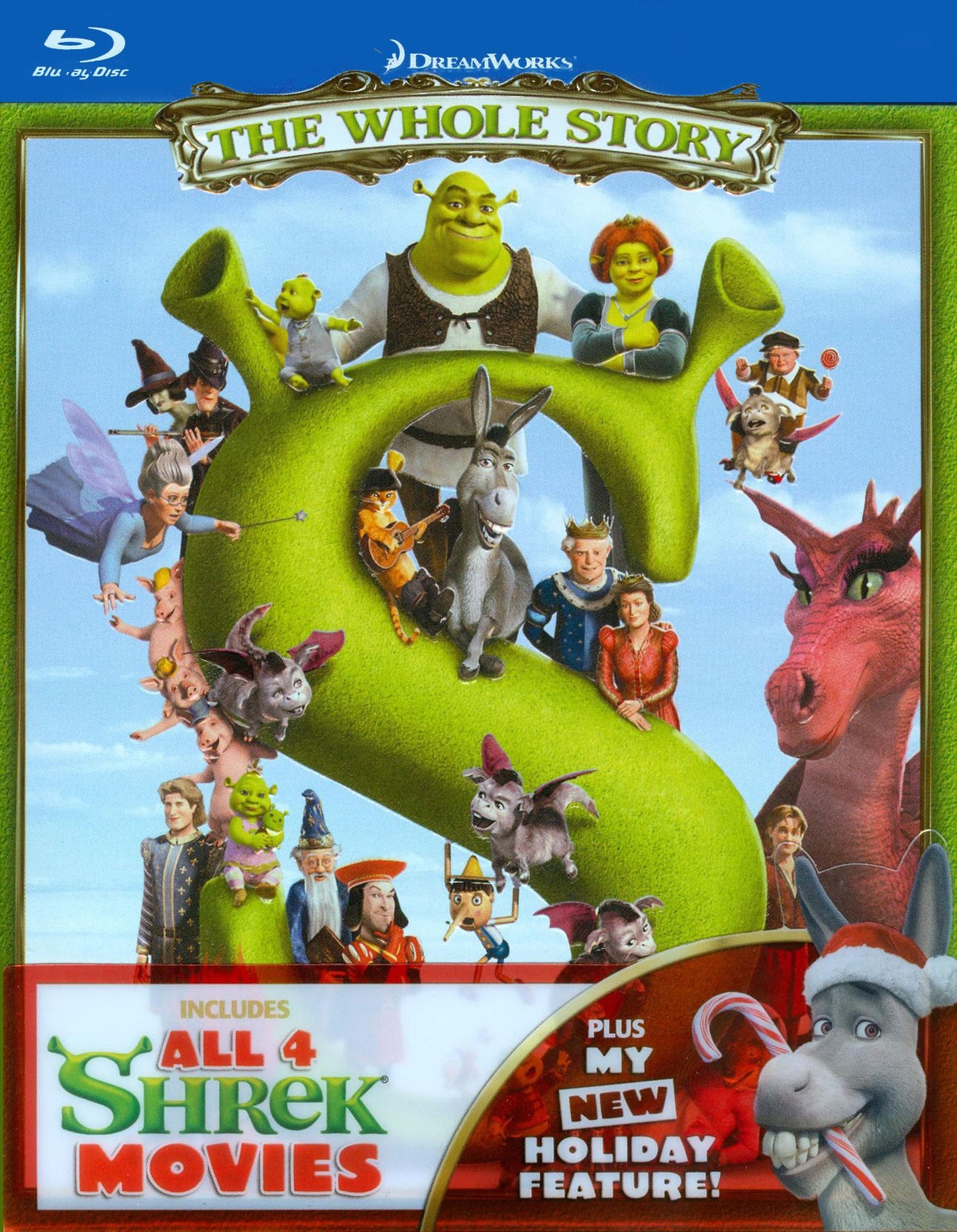 Shrek: The Whole Story [4 Discs] [Blu-ray]