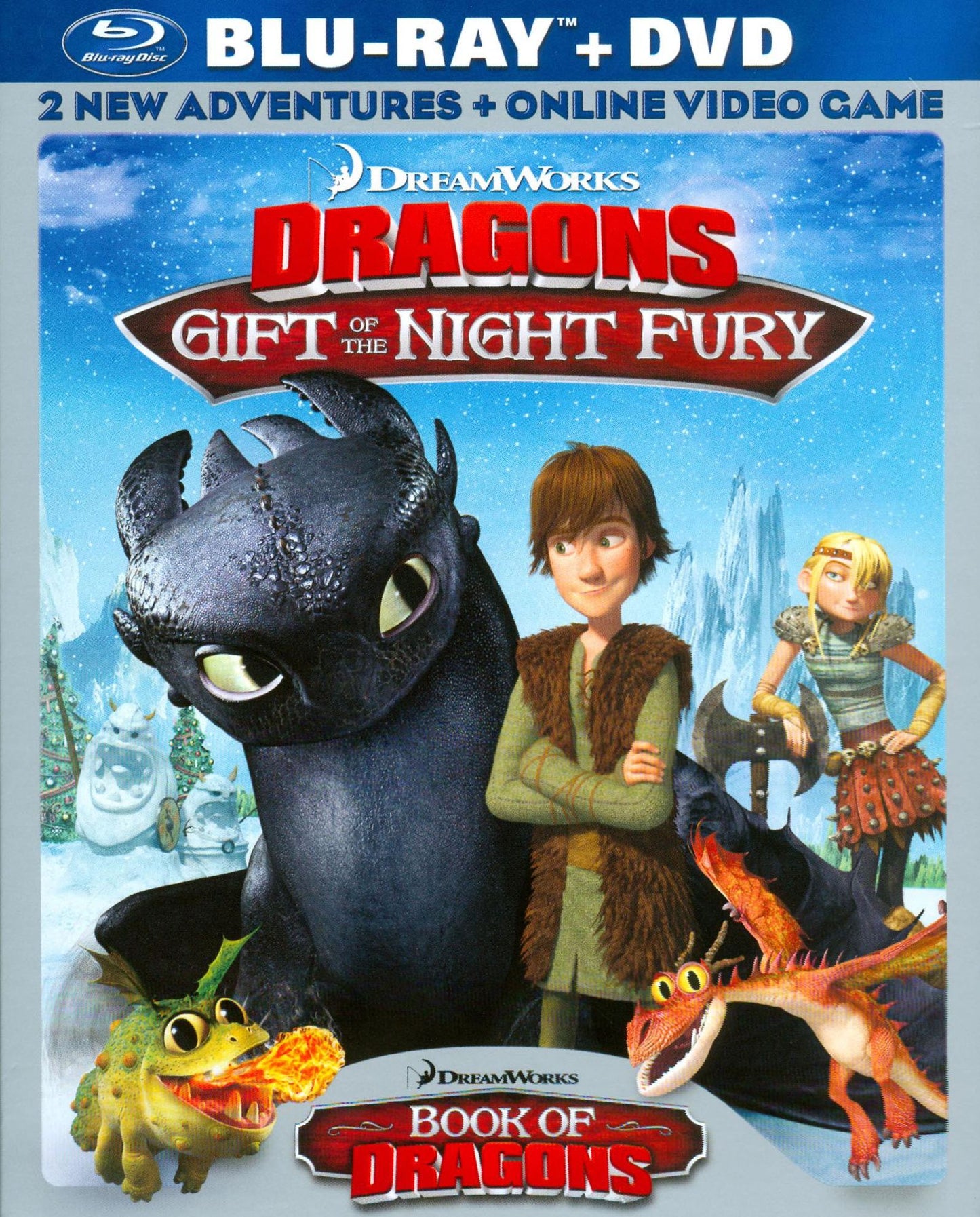 Dragons: Gift of the Night Fury/Book of Dragons [2 Discs] [With Online Video Game] [Blu-ray/DVD]