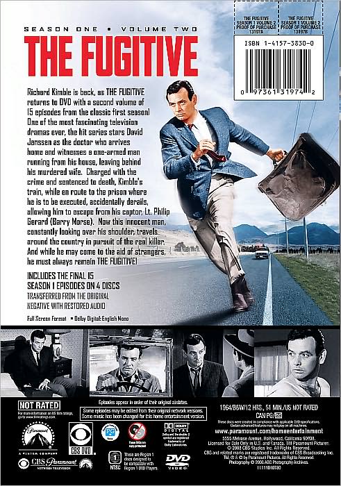 The Fugitive: First Season, Vol. 2 [4 Discs]