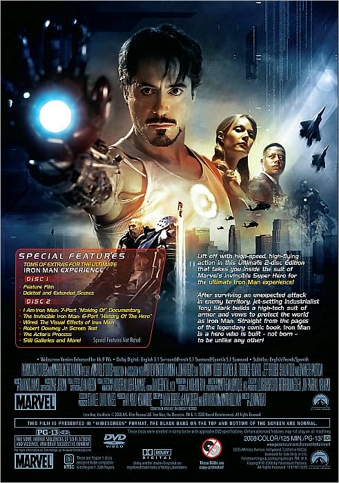 Iron Man [2008] [WS] [Ultimate Edition] [2 Discs] [O-Sleeve]