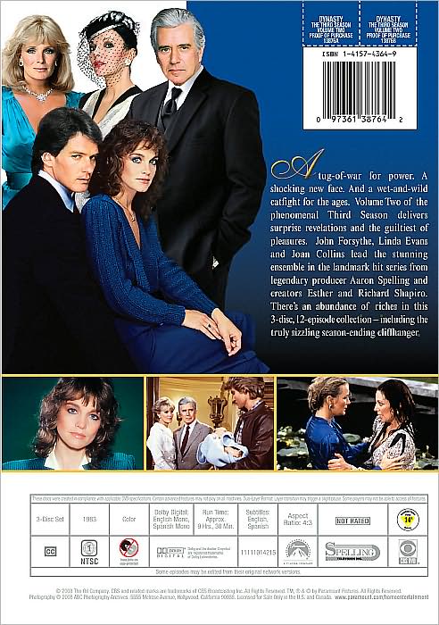 Dynasty: Season Three, Vol. 2 [3 Discs]