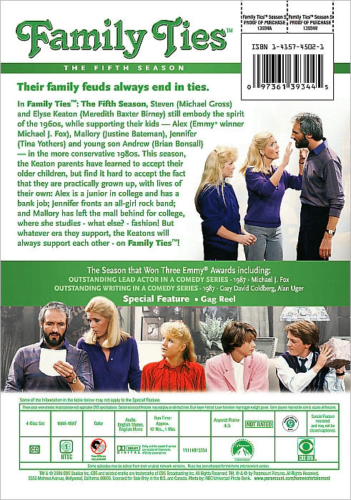 Family Ties: The Fifth Season [4 Discs]