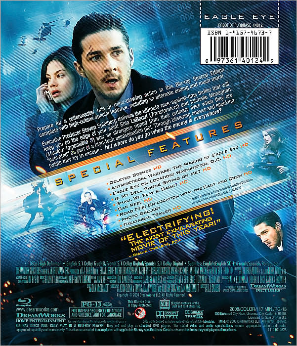 Eagle Eye [Blu-ray]