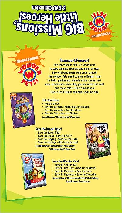 Wonder Pets!: Big Missions, Little Heroes! [3 Discs]