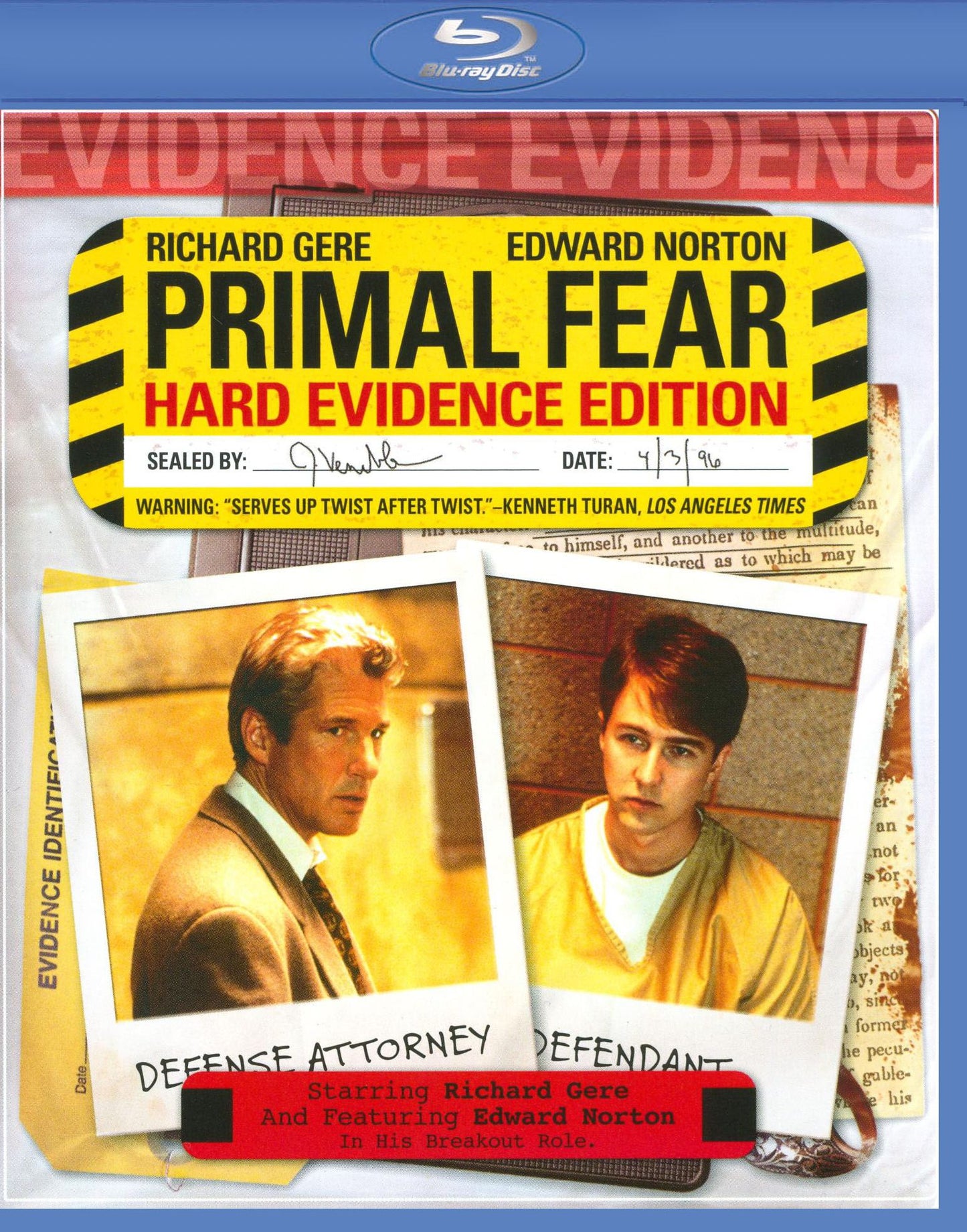 Primal Fear [Hard Evidence Edition] [Blu-ray]