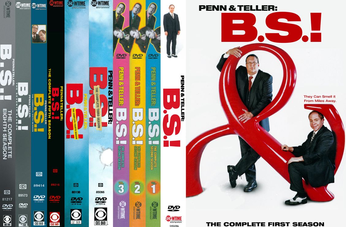 Penn & Teller: B.S.! - Seasons 1-8 [16 Discs]