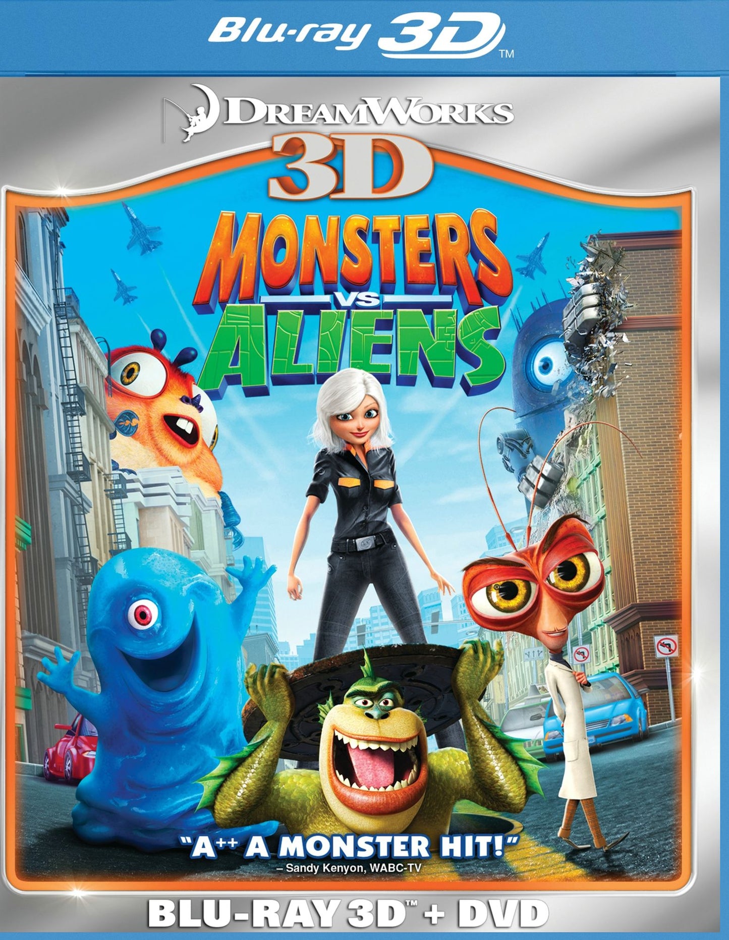 Monsters vs. Aliens 3D [2 Discs] [3D] [Blu-ray/DVD]