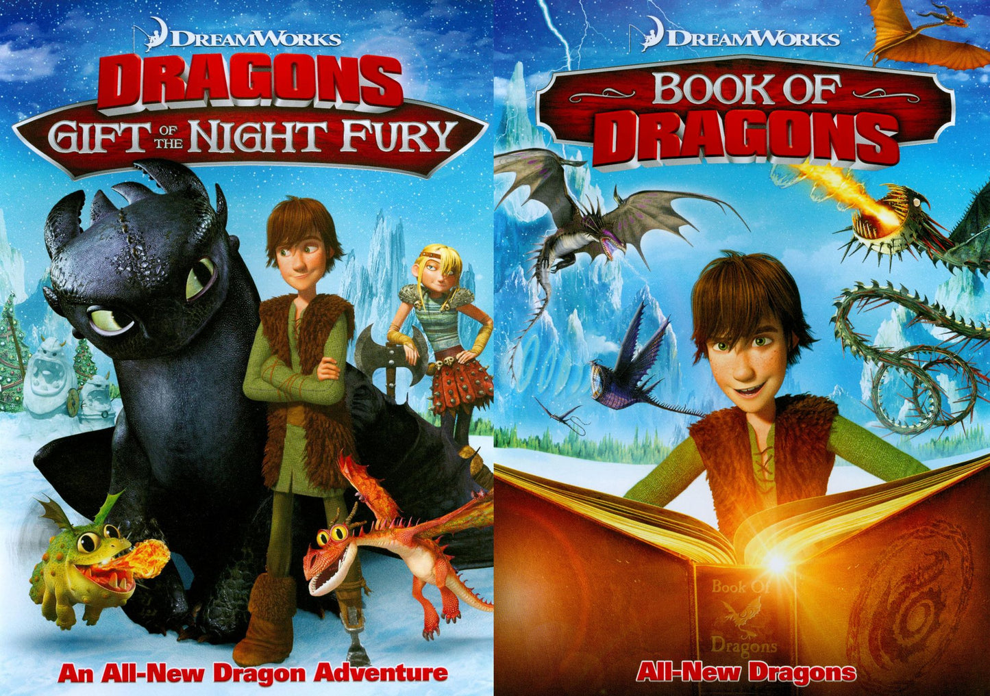 Dragons: Gift of the Night Fury/Book of Dragons [2 Discs] [With Online Video Game]