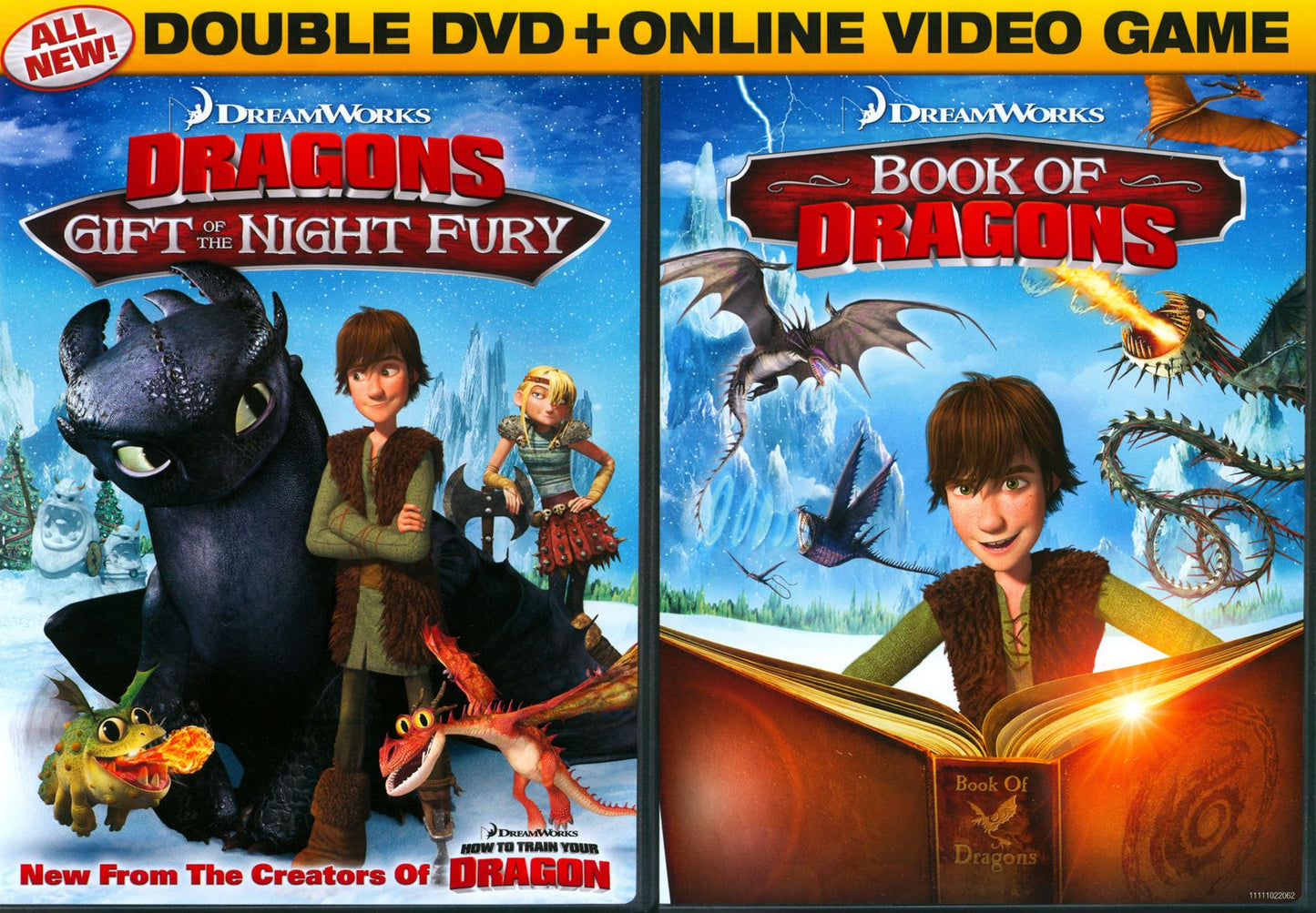 Dragons: Gift of the Night Fury/Book of Dragons [2 Discs] [With Online Video Game]