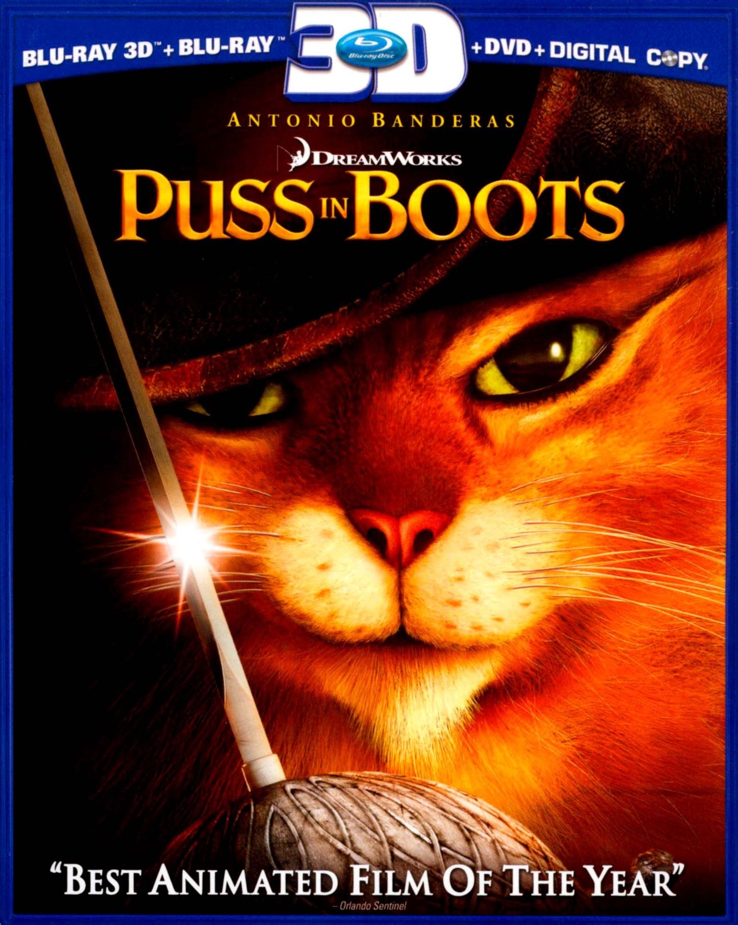 Puss in Boots [Blu-ray/DVD] [Includes Digital Copy] [3D]