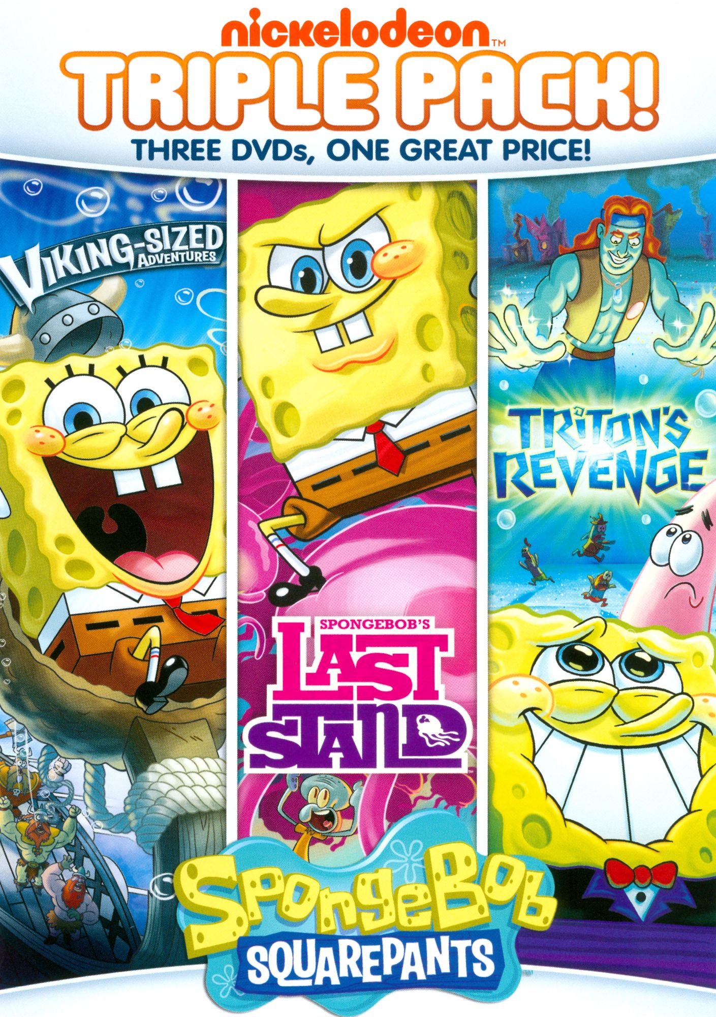 SpongeBob SquarePants: SpongeBob's Last Stand/Triton's Revenge/Viking-Sized Adventures [3 Discs]