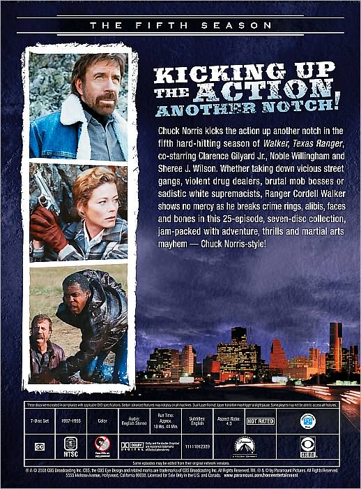 Walker, Texas Ranger: The Fifth Season [7 Discs]