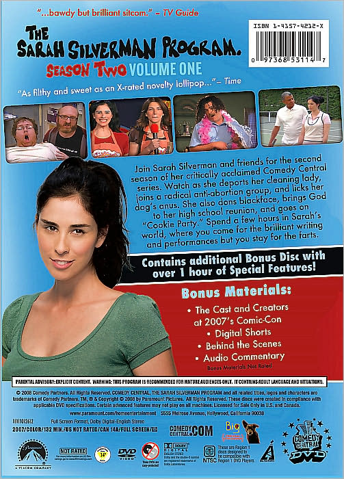 The Sarah Silverman Program: Season Two, Vol. One [2 Discs]