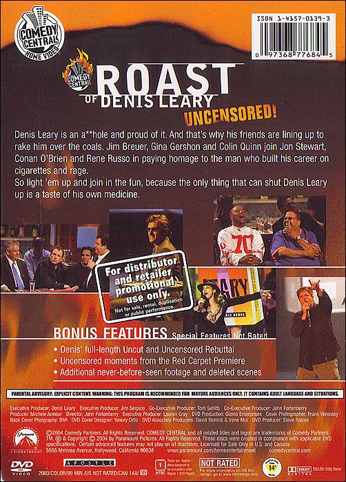 Roast of Denis Leary - Uncensored!