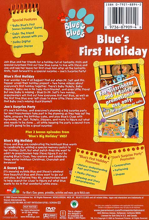 Blue's Clues: Blue's First Holiday