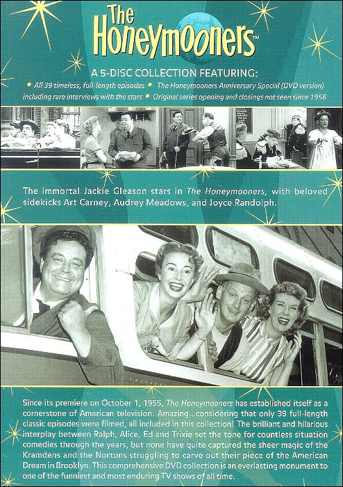 The Honeymooners: "Classic 39" Episodes [5 Discs]