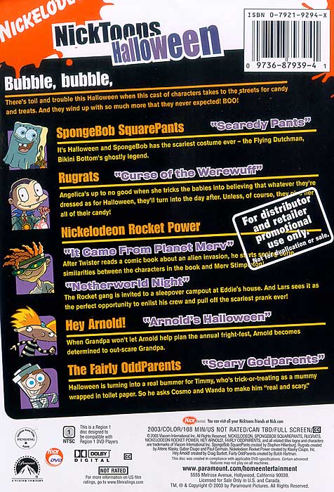 Nickelodeon: Nicktoons - Halloween