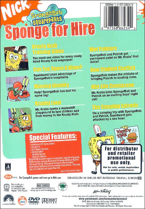 SpongeBob SquarePants: Sponge for Hire