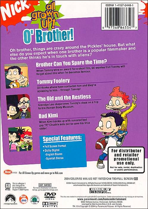 All Grown Up: O' Brother!