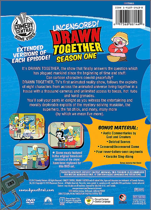 Drawn Together: Uncensored! Season One [2 Discs]