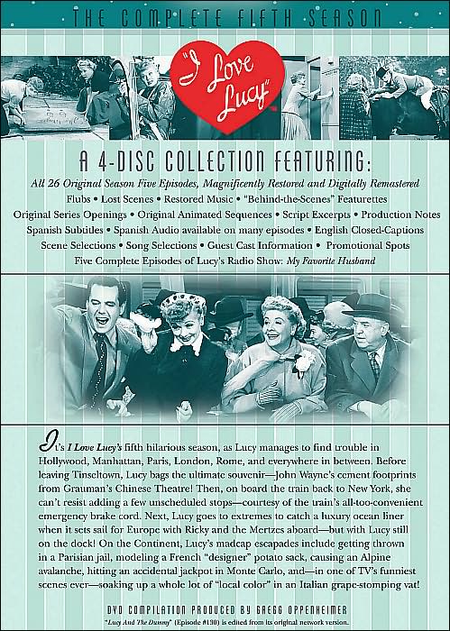 I Love Lucy: The Complete Fifth Season [4 Discs]