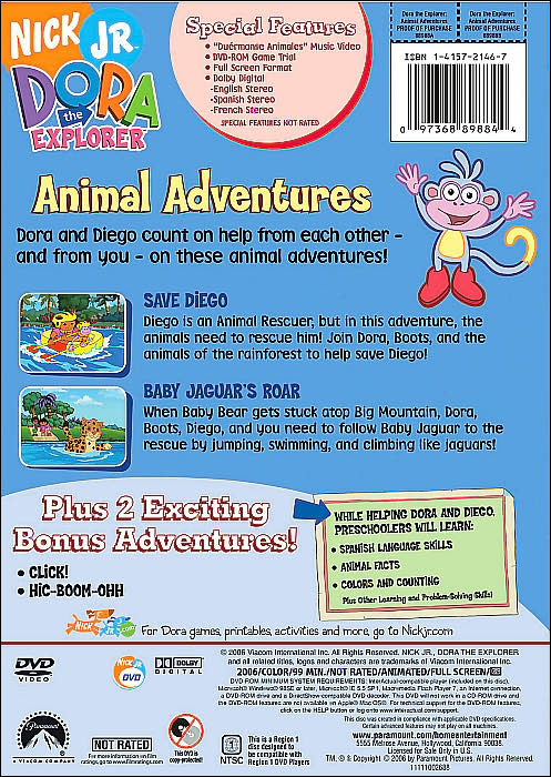 Dora The Explorer - Animal Adventures