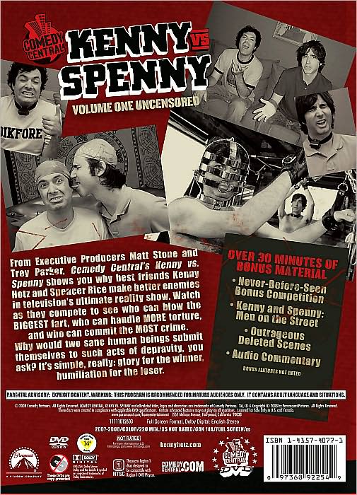 Kenny vs. Spenny: Volume One - Uncensored [2 Discs]