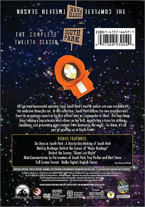 South Park: The Complete Twelfth Season [3 Discs]