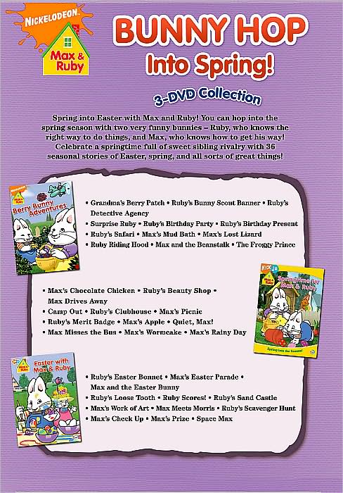 Max & Ruby: Bunny Hop into Spring [3 Discs]