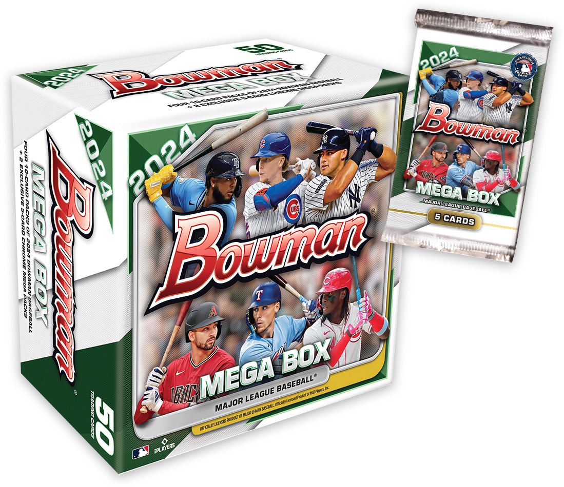 MLB 2024 Topps Bowman Baseball Mega Box