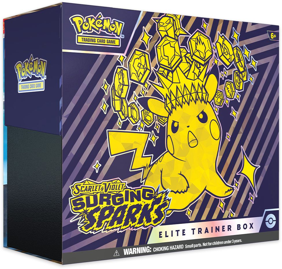 Pokemon Scarlet Violet S8 Surging Sparks Elite Trainer Box