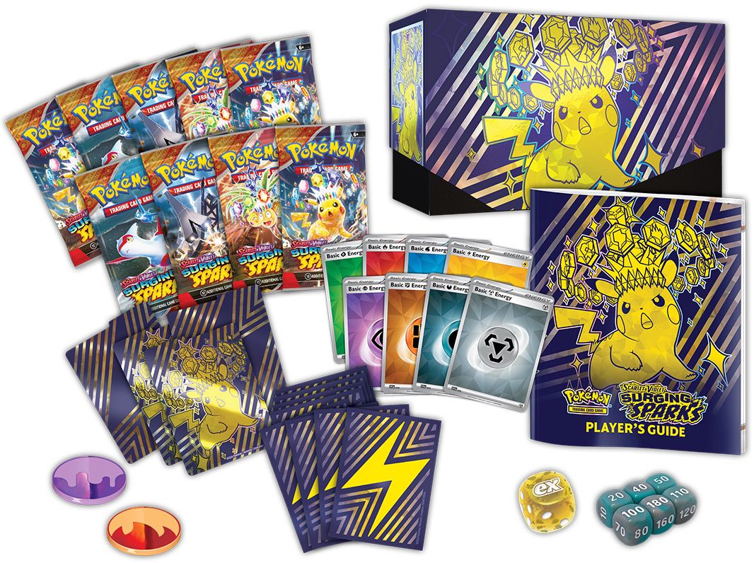 Pokemon Scarlet Violet S8 Surging Sparks Elite Trainer Box