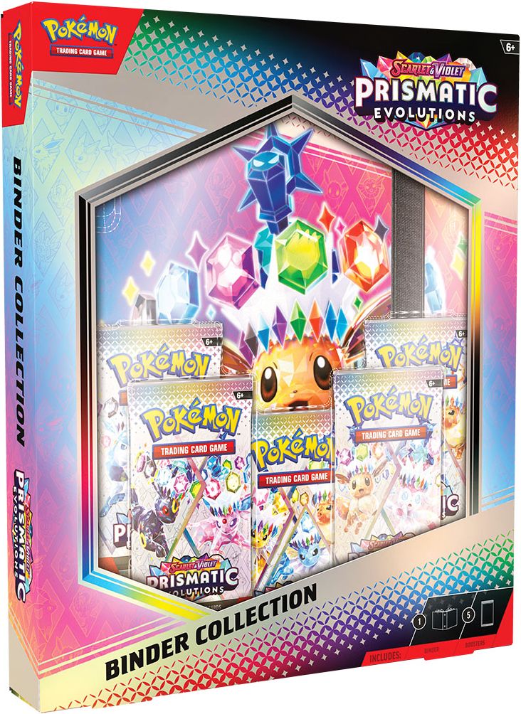 Pokemon Scarlet Violet S8.5 Prismatic Evolutions Binder Collection
