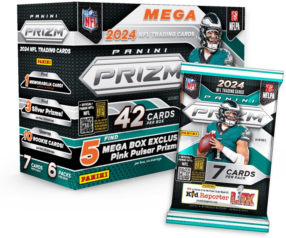 NFL Prizm Football Mega Box (2024)