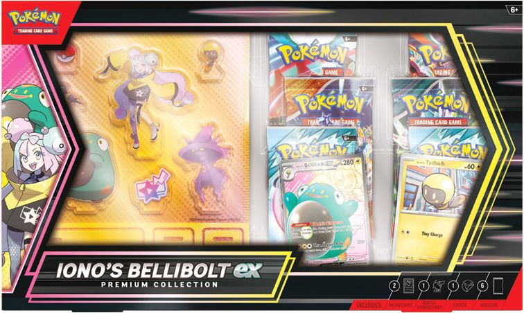 Pokemon Iono's Bellibolt Premium Coll. EX Box (2025)