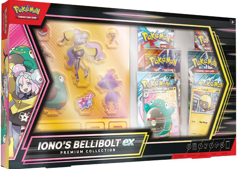 Pokemon Iono's Bellibolt Premium Coll. EX Box (2025)