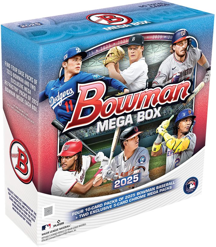 2025 MLB Bowman Baseball Mega Box