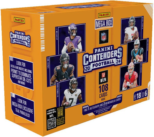 2024 NFL Contenders Football Mega Box