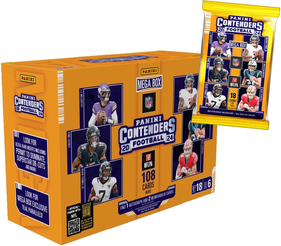 2024 NFL Contenders Football Mega Box