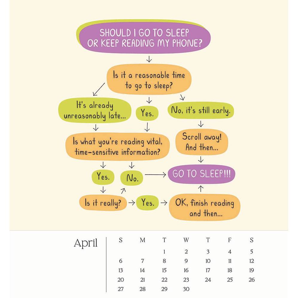 2025 Flow Through The Year Kwohtations Desk Calendar