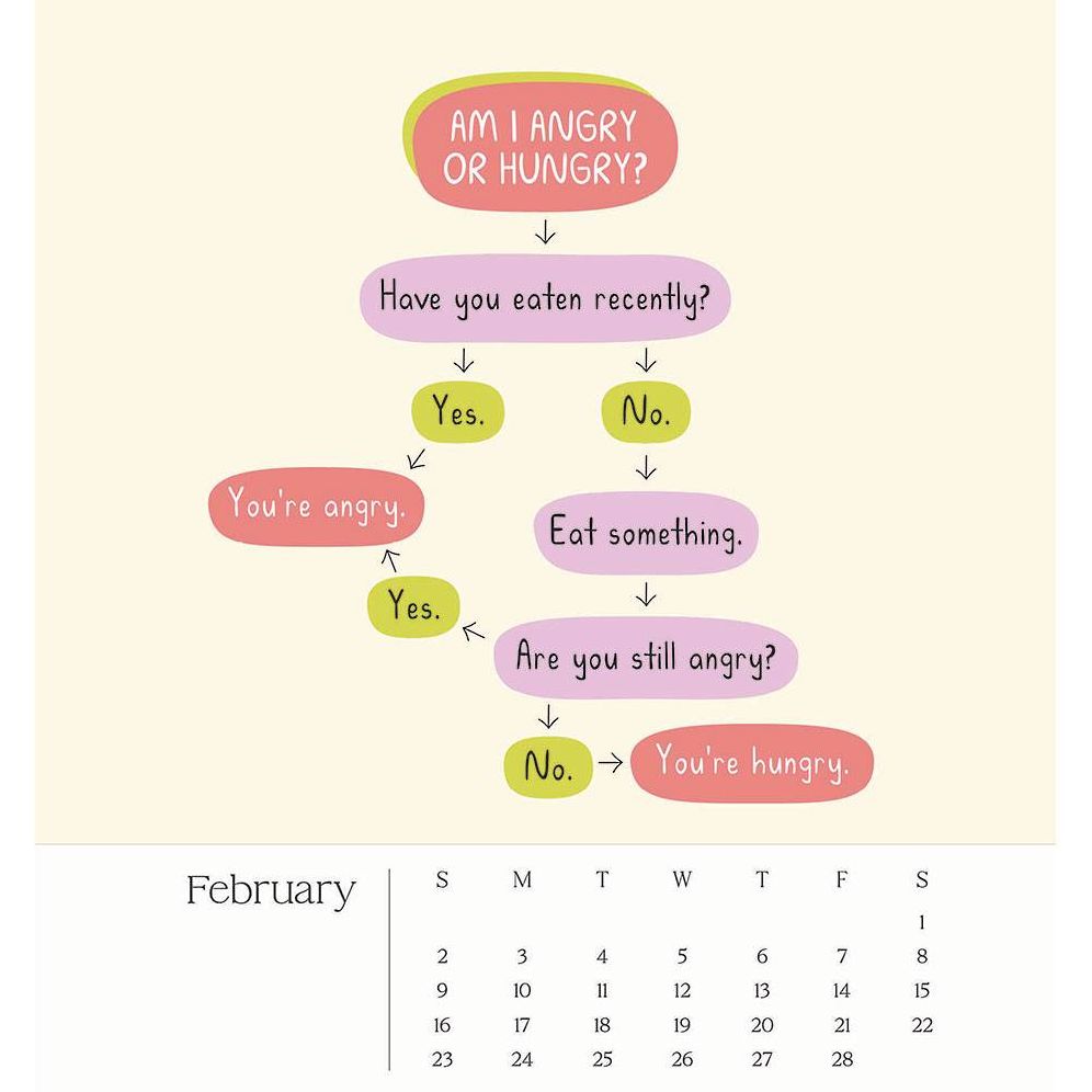 2025 Flow Through The Year Kwohtations Desk Calendar
