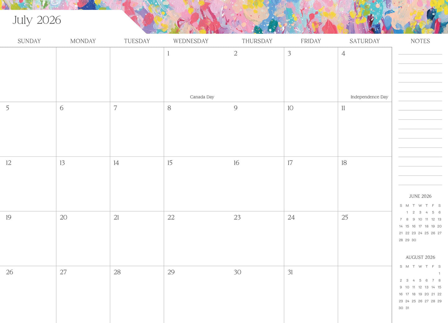 2025-2026 Super Pocket Planner Bike Bouquet