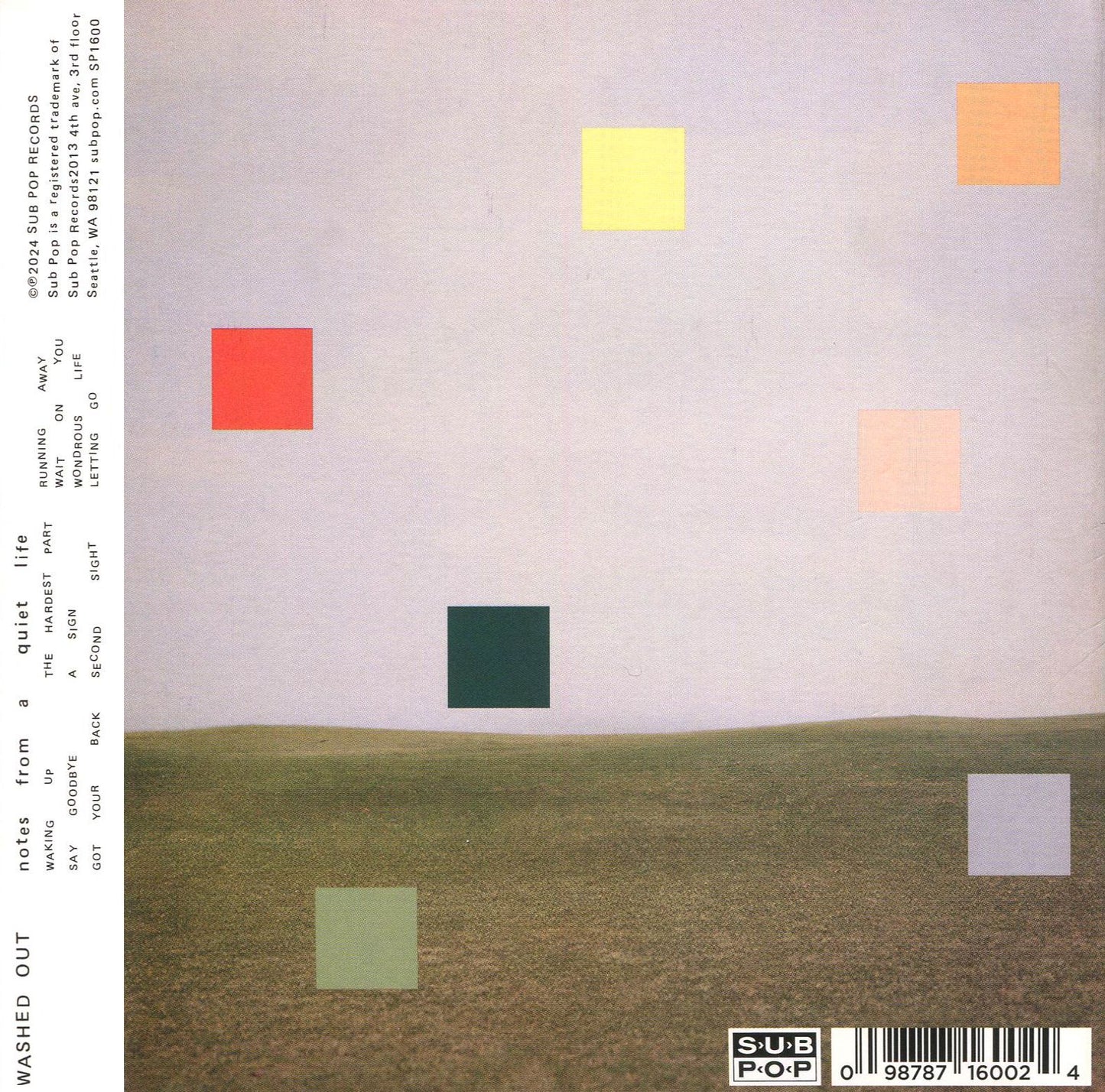 Notes From A Quiet Life (Washed Out)