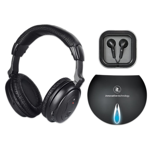 Innovative Technology Wireless TV Listening Headphones