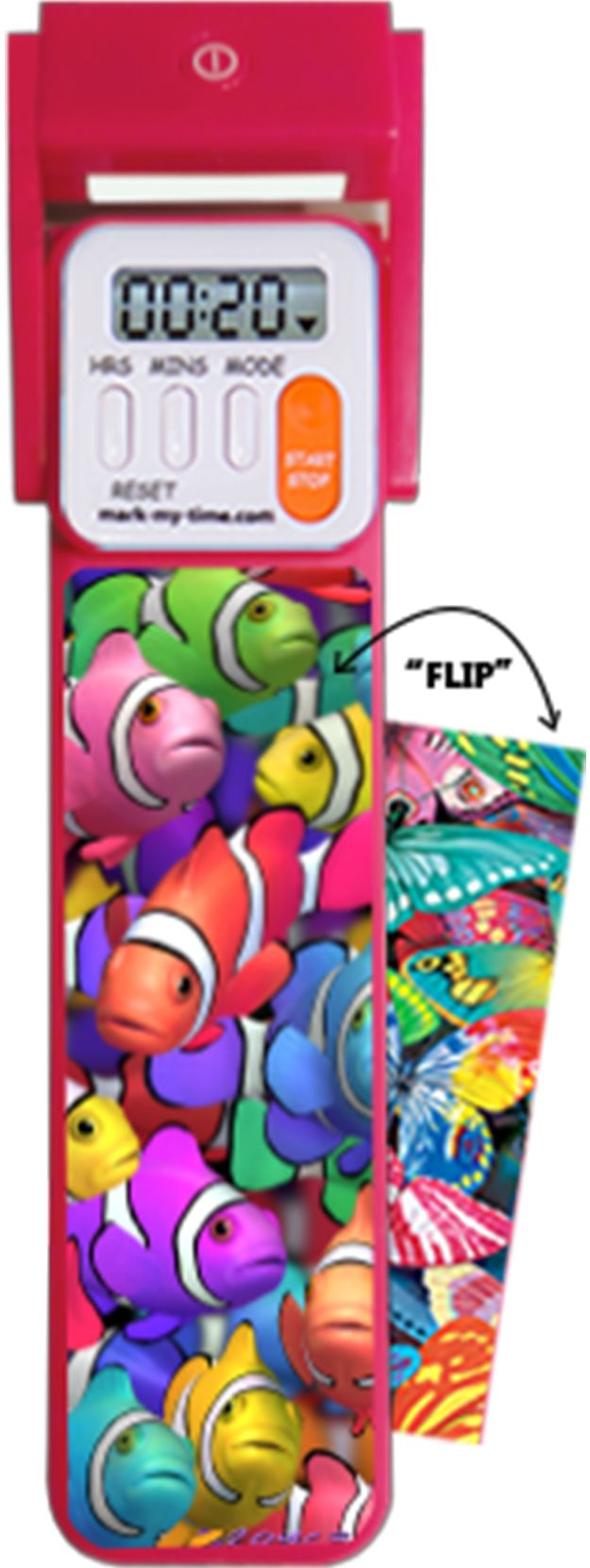 Neon 3D Digital Bookmark