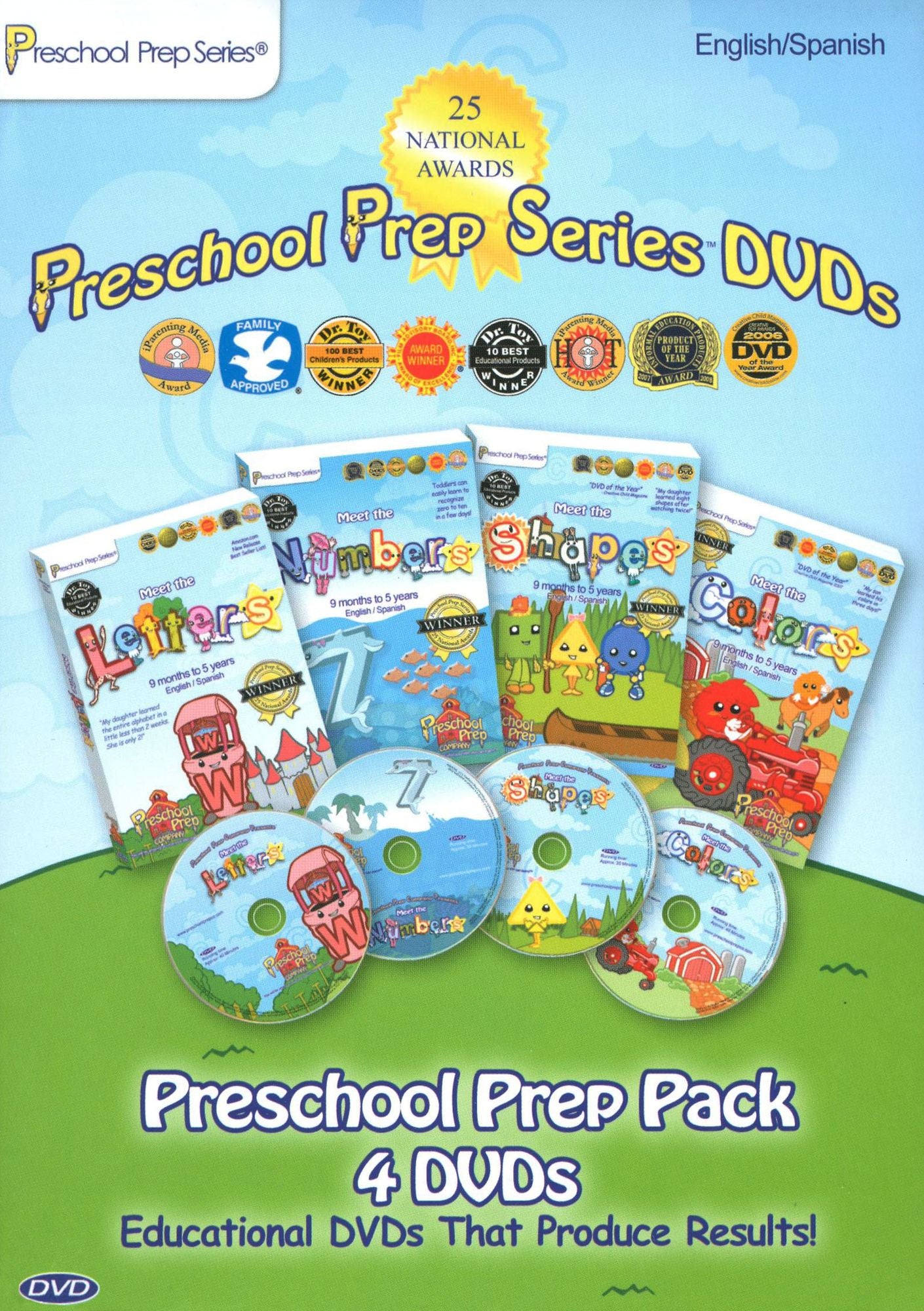 Preschool Prep Series: Preschool Prep Pack [4 Discs]