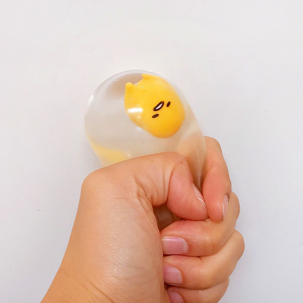 Sanrio Gudetama Egg Squishy (Clear)