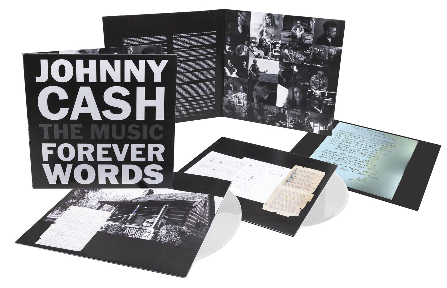 Johnny Cash: Forever Words [White Vinyl] [Litho of Handwritten Johnny Cash Lyrics] [B&N