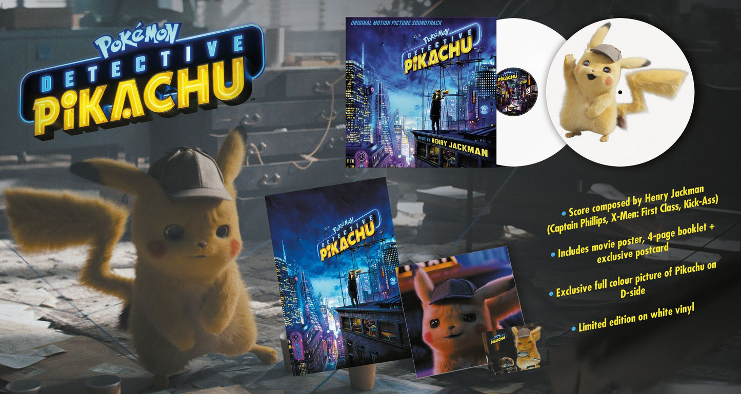 Pokémon Detective Pikachu [Original Motion Picture Soundtrack] [Picture Etching] [B&N E