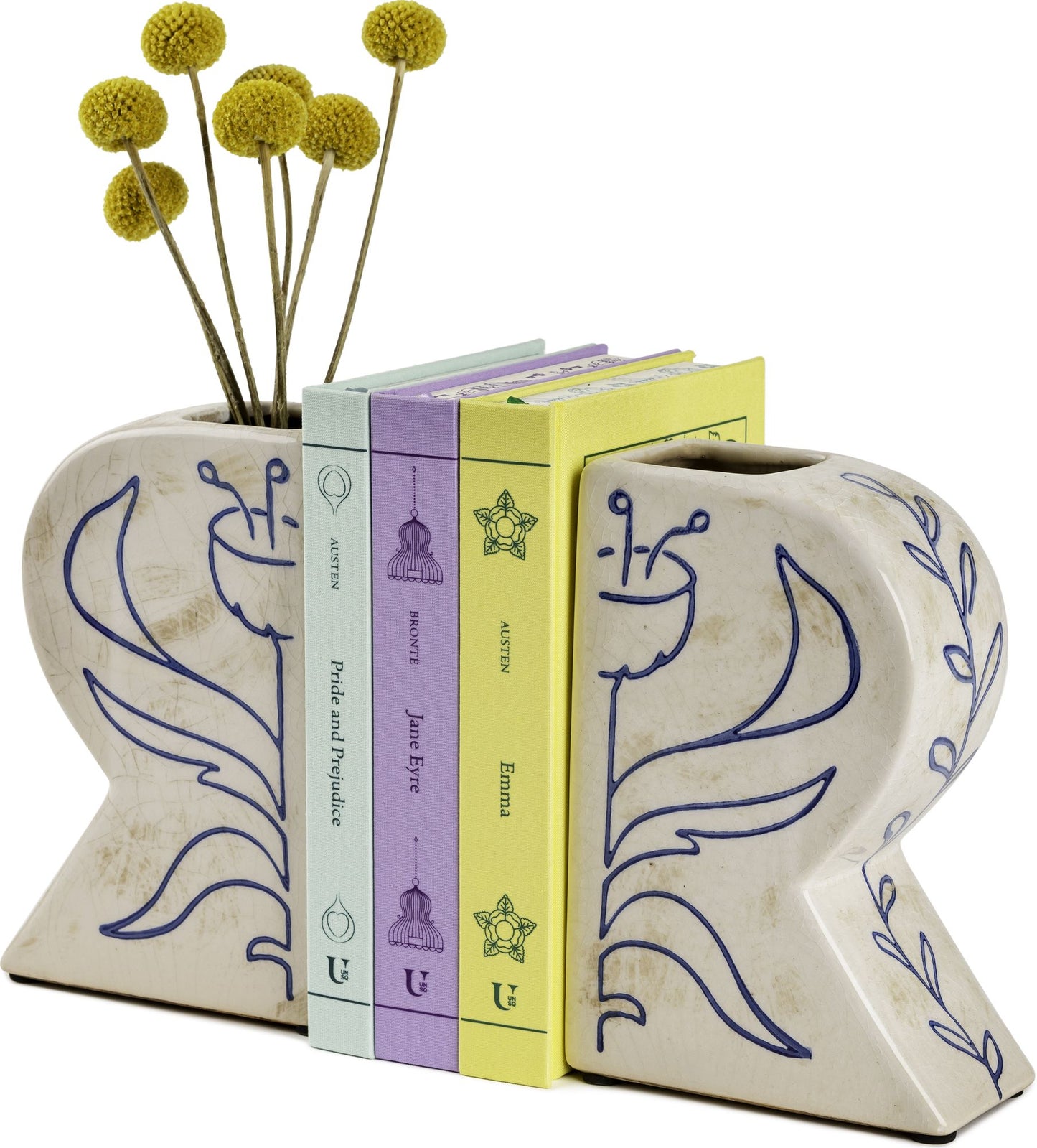 Terracotta Vase Bookends